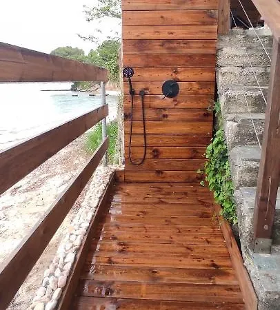 Private Seafront House In With Amazing View Of Diaporos Island